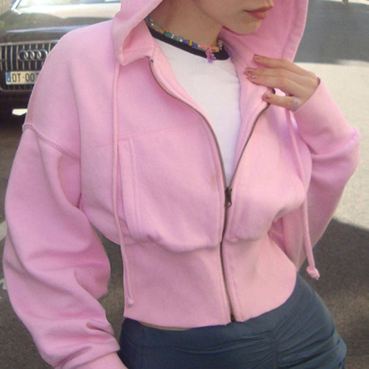 MetroChic Cropped Hoodie