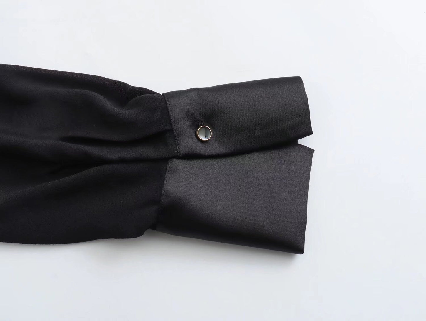 Women's Fashionable All-match Silk Satin Crepe Shirt
