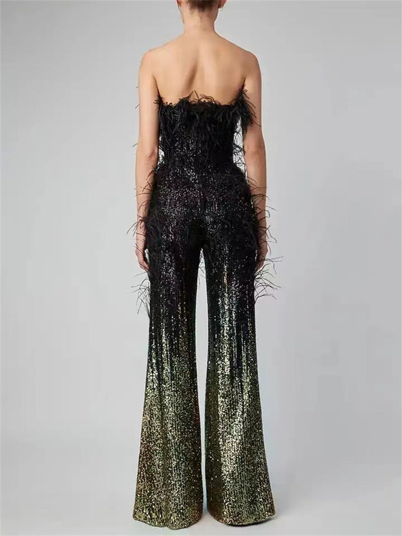 Starluxe Plume Jumpsuit