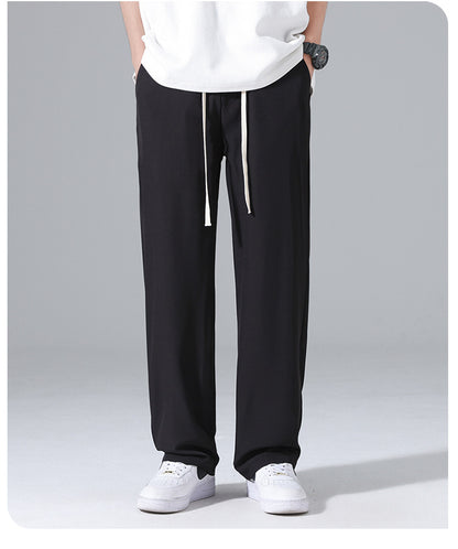 Men's Summer Thin Ice Silk Casual Pants