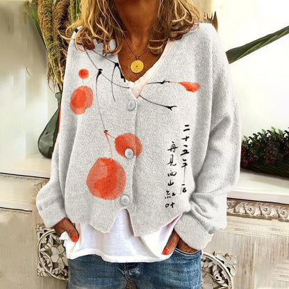 ArtLoom Abstract Cardigan Coat