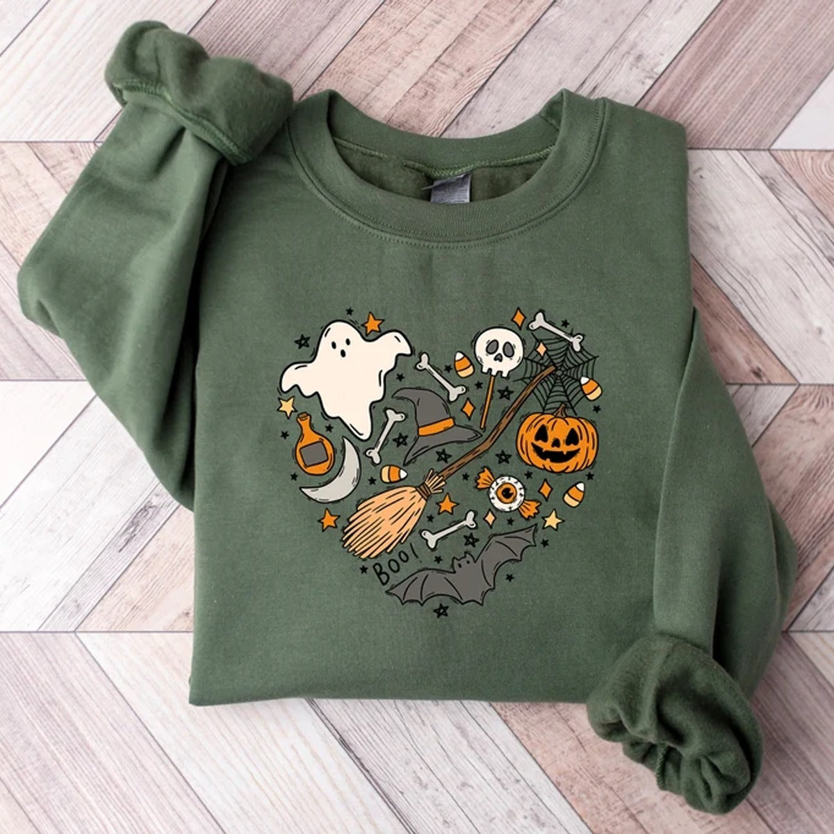 SpookPop Halloween Sporty Sweater