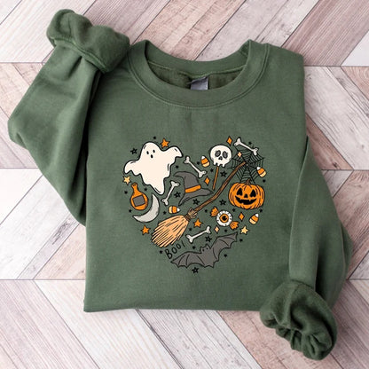 SpookPop Halloween Sporty Sweater