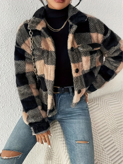 PrintAura Button Cardigan