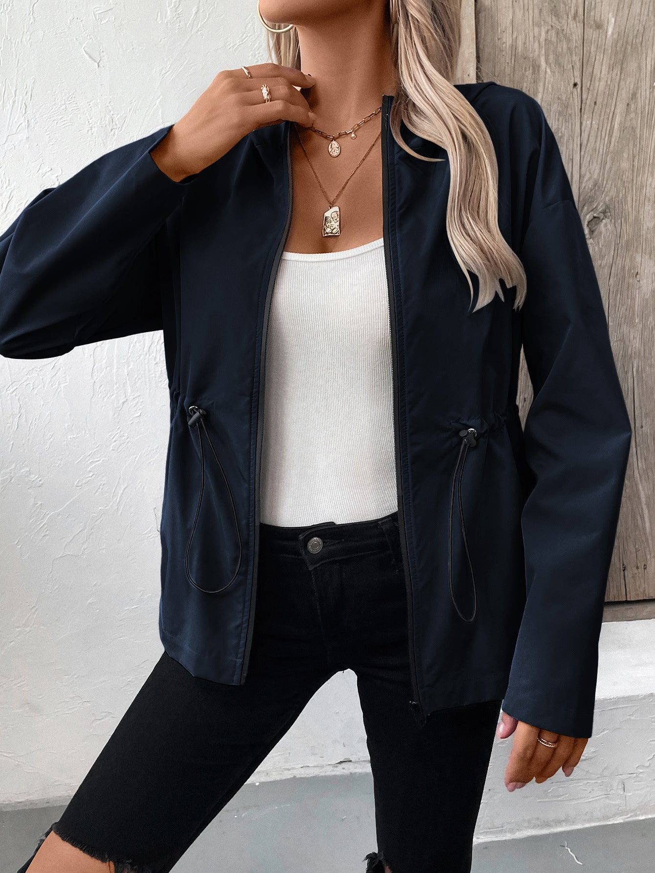StormShield Hooded Raincoat Jacket