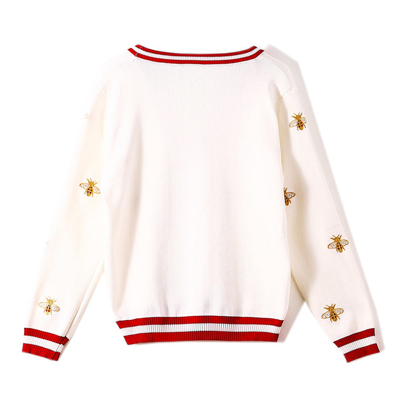 Spring New Ice Silk Knitted Cardigan