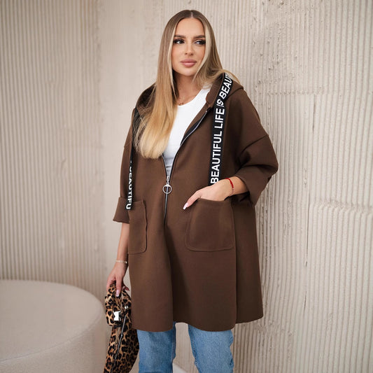 AthleWool™ Hooded Zip Coat