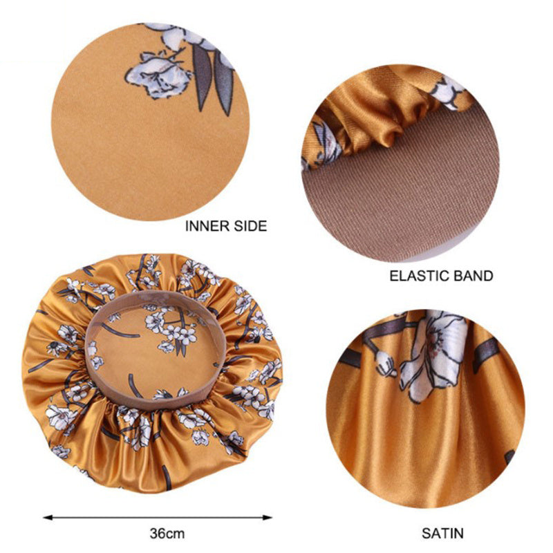Simplicity Printing  Elastic Silk Turban Hat