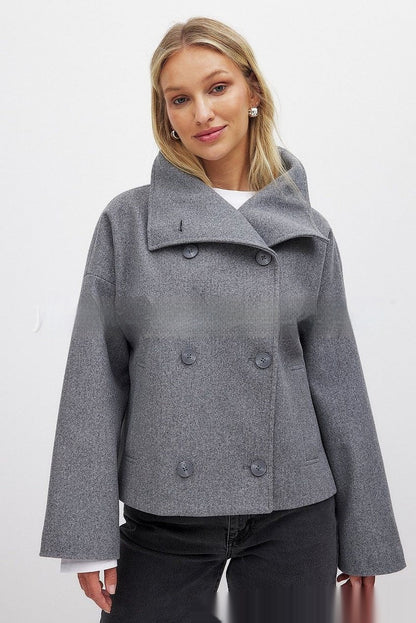 DualLuxe Woolen Coat