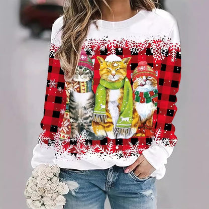 FestiveFeline™ Holiday Charm Sweatshirt