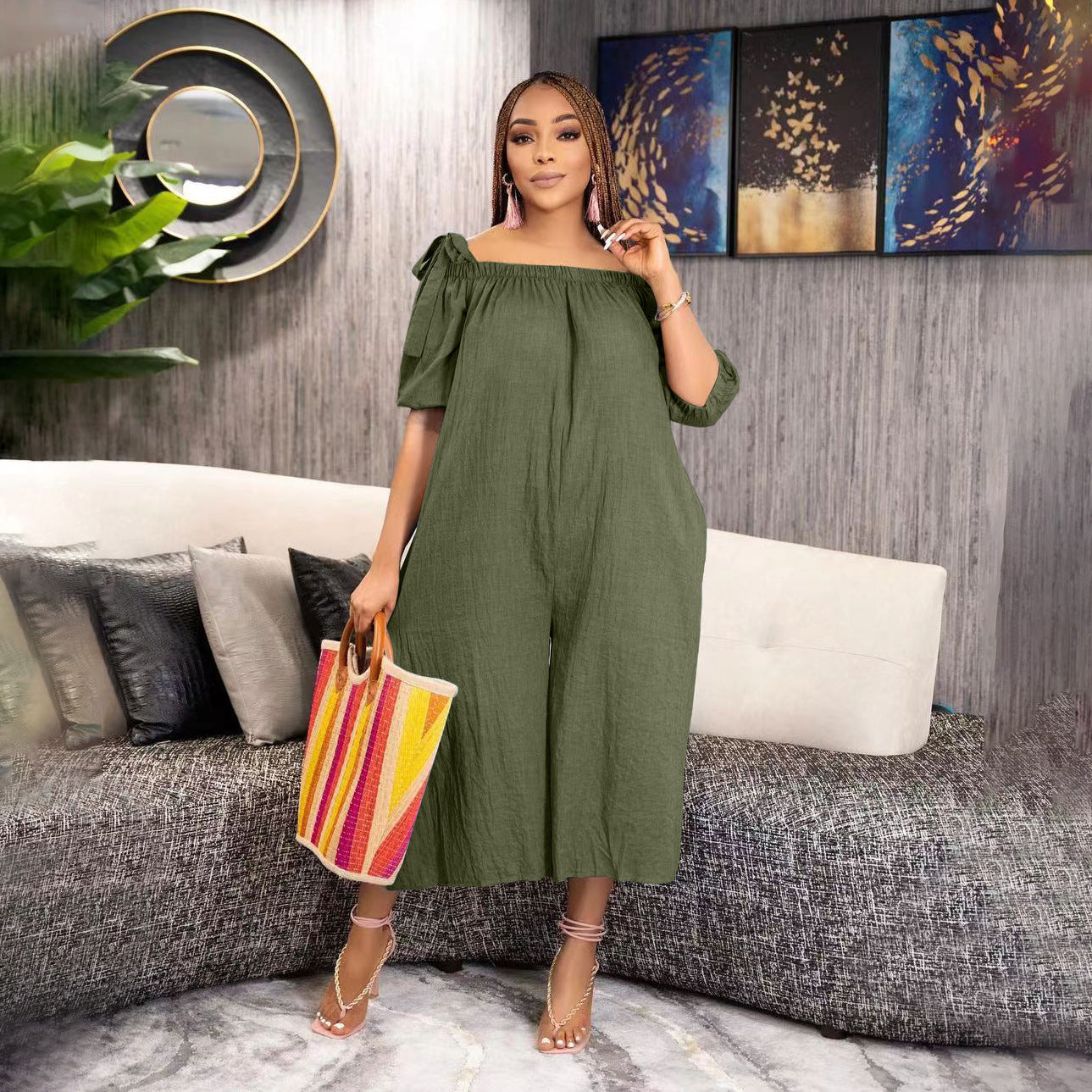 Breezora Cropped Jumpsuit