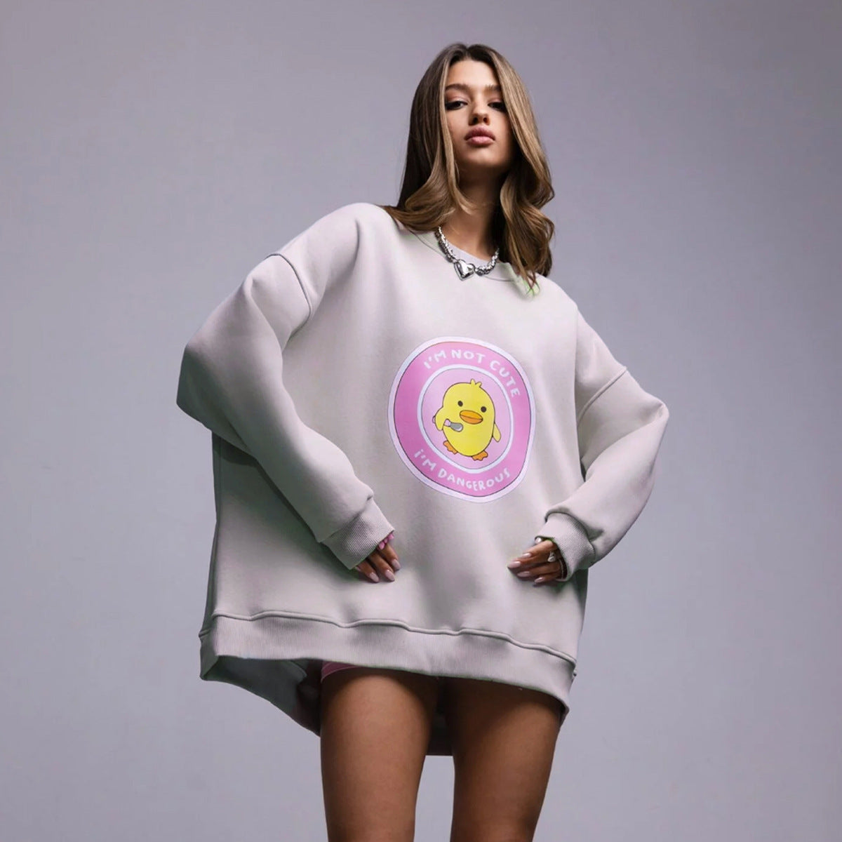 Golden Duck Charm Sweater
