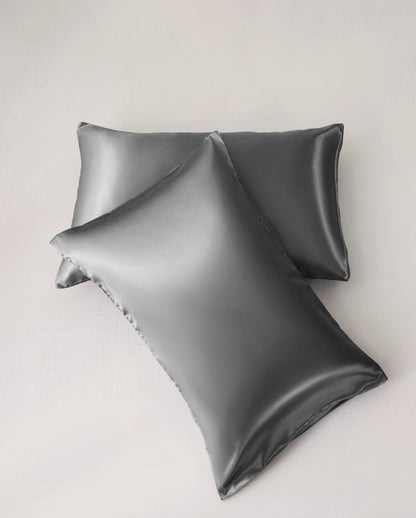 Silk-like Solid Color Pillowcase
