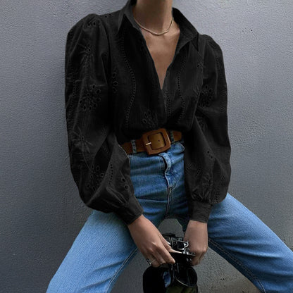 Aeris Whisper Puff Sleeve Cardigan