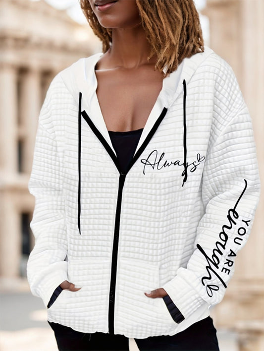 UrbanScript Zip Hoodie