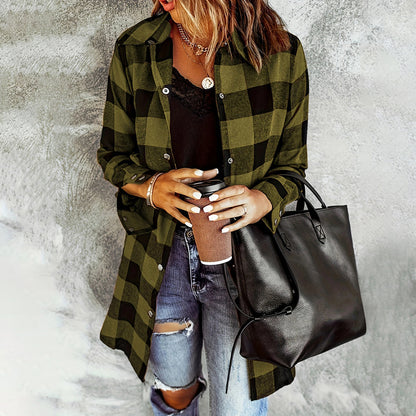 Harvest Plaid Button-Up Shirt