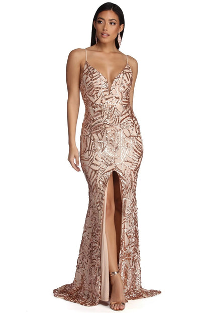 Lunaris Prism Gown