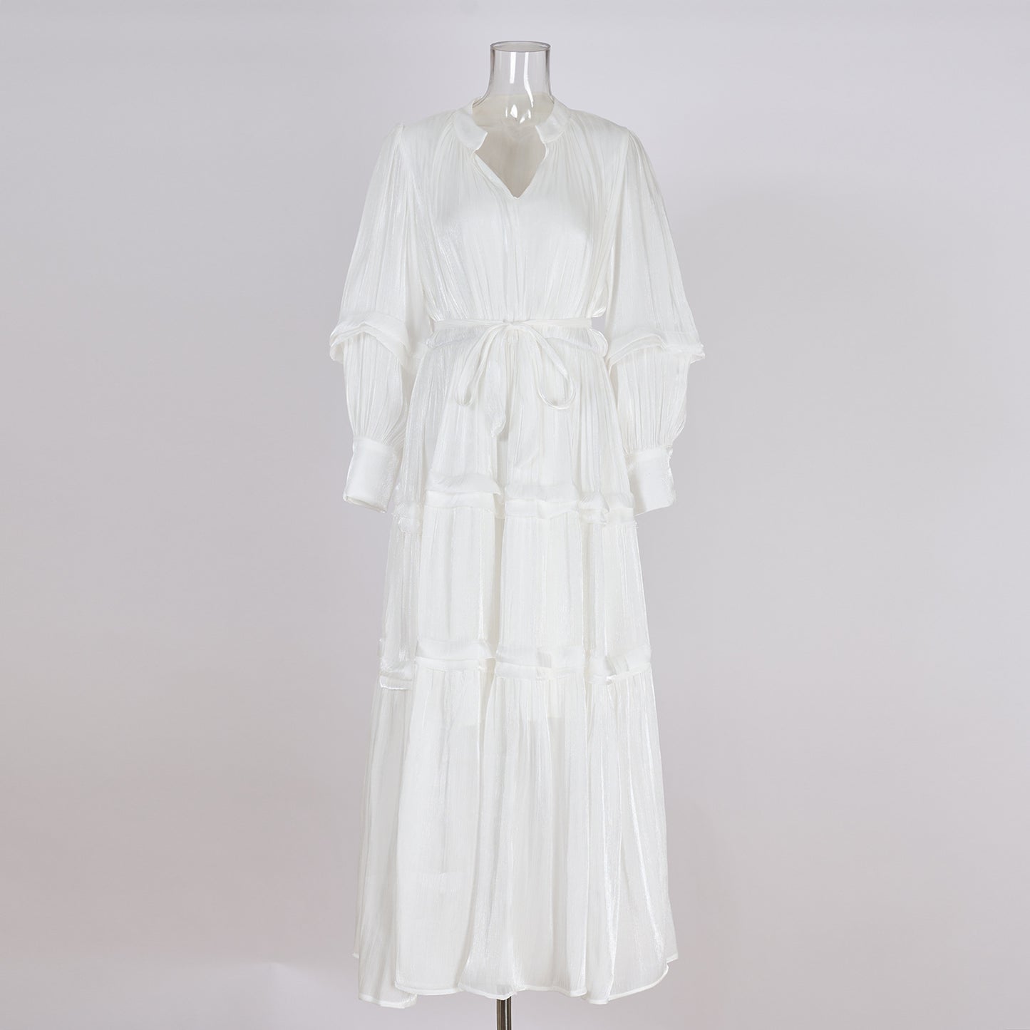 Celestara Silk Pleat Gown