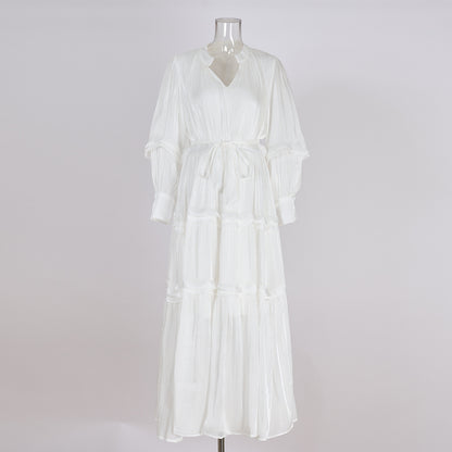 Celestara Silk Pleat Gown
