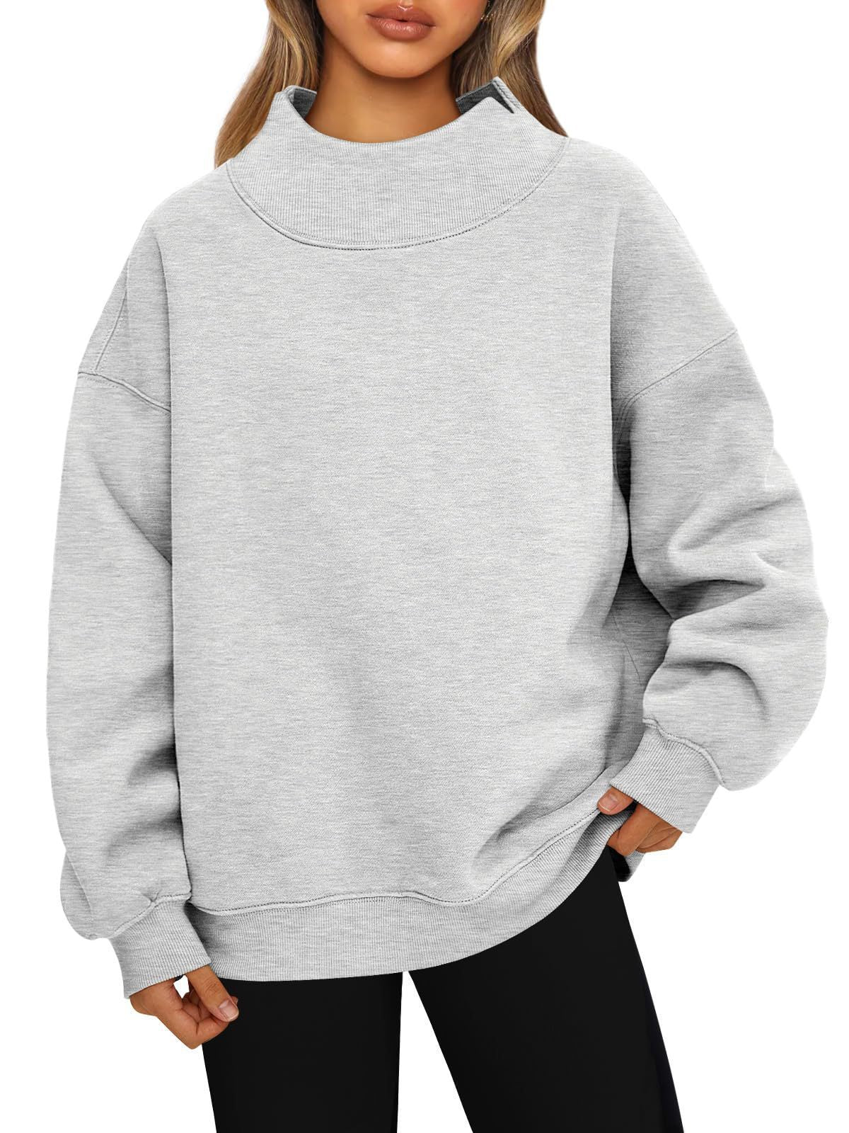 CozyTurtleneck Fleece Hoodie