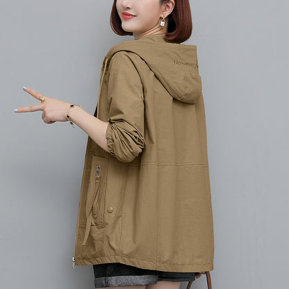 BreezyEase Short Trench Jacket