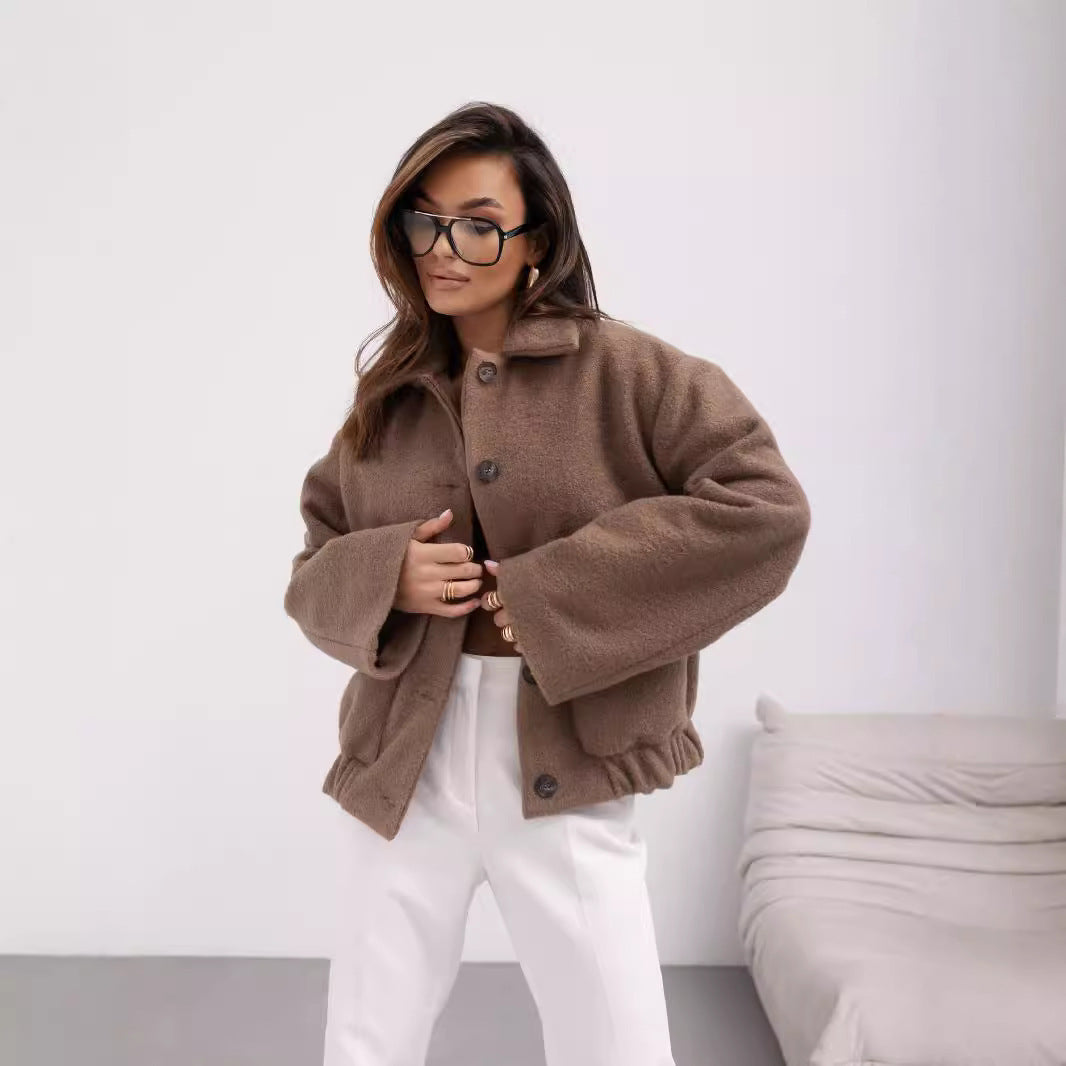 WoolAura Button Jacket