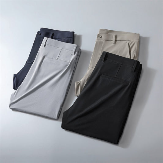 Men's Fashion Waterproof Ice Silk Casual Pants