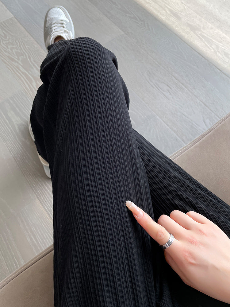 Ice Silk Sports Pants Women's Thin Loose Leggings Casual
