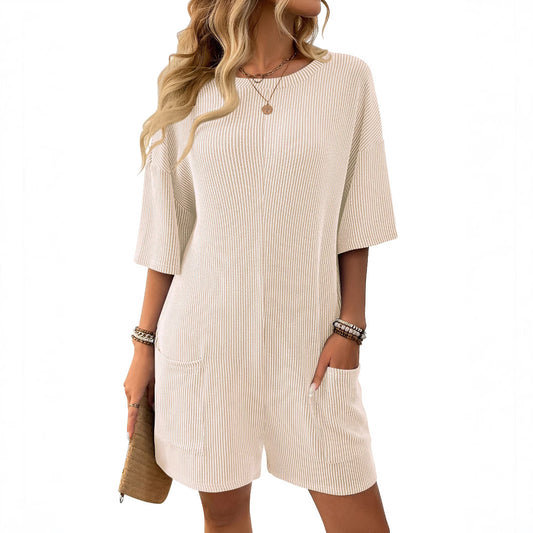VioraEase™ Back-V Jumpsuit