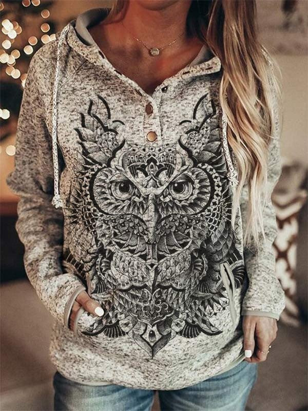 FrostPrint Gray Sweater