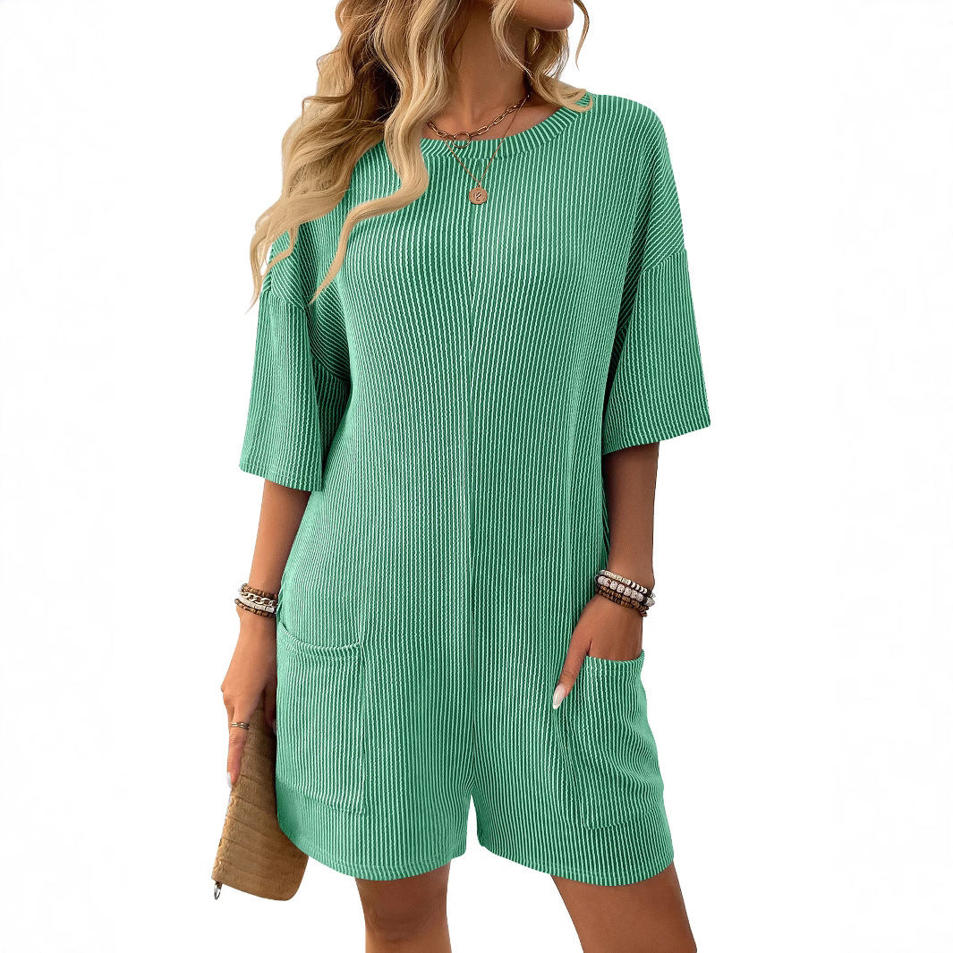 VioraEase™ Back-V Jumpsuit