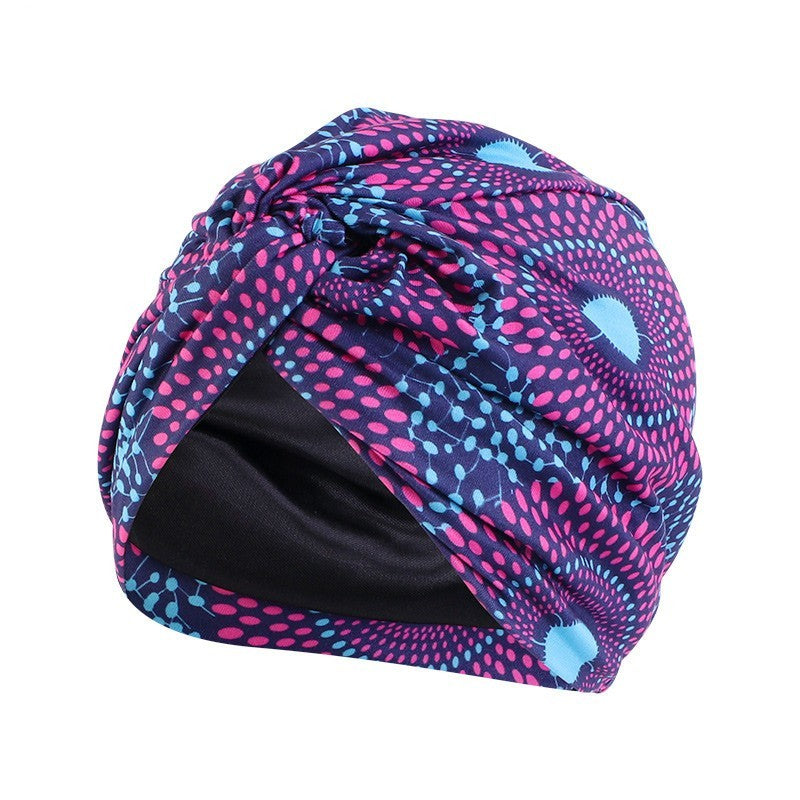 Simulated Silk Lined Cross Twisted Hat