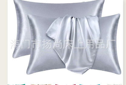 Bedding Washed Silk Pillowcase Single