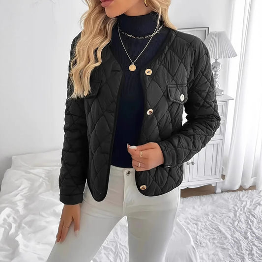 QuiltLuxe Diamond Cotton Jacket