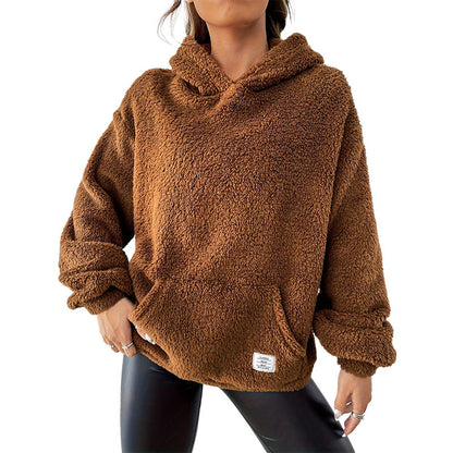 PlushHaven Hooded Coat