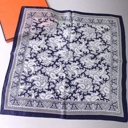 Men's Fashion Vintage  Cashew Flower Silk Scarf