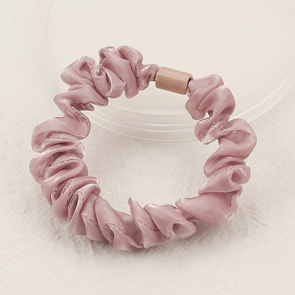 Puff Silk Pearlescent Hair Rope Refreshing Girl
