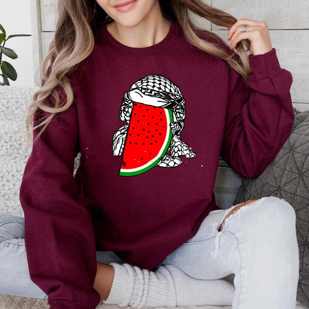 Melona Scarf Print Top