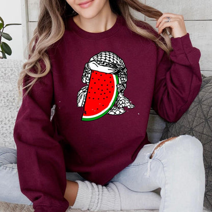 Melona Scarf Print Top