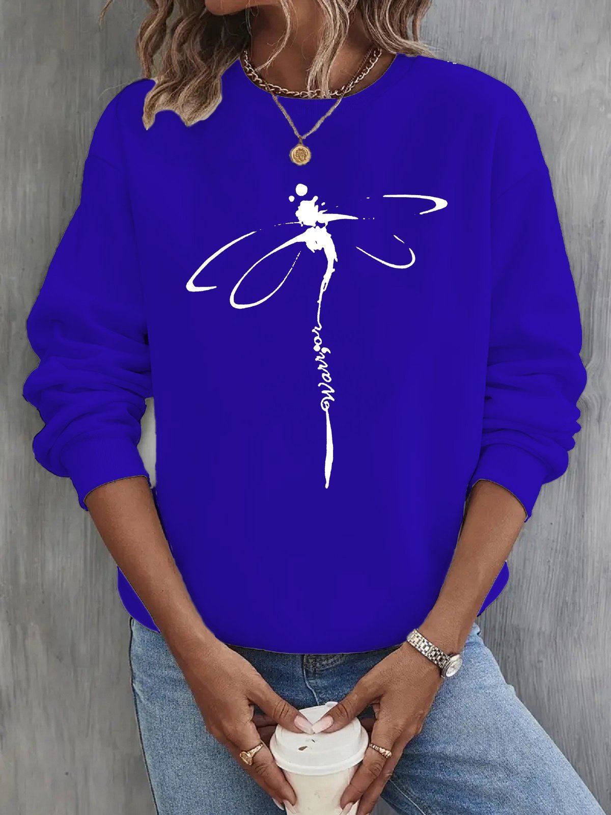 ChicVerve™ ArtEase Printed Sweater