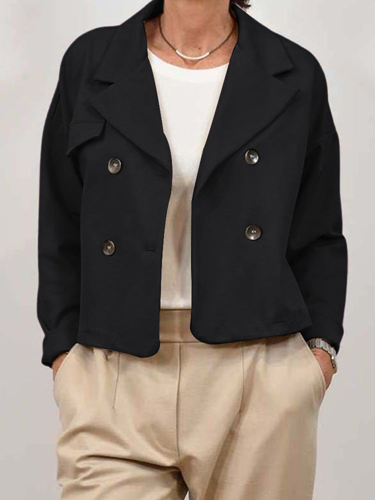 ÉlanChic Double-Breasted Blazer