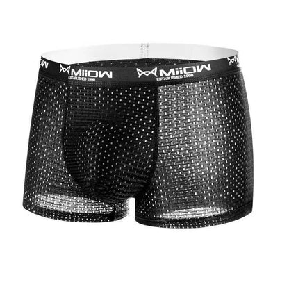 Home Fashion Men's Ice Silk Boxer Pants
