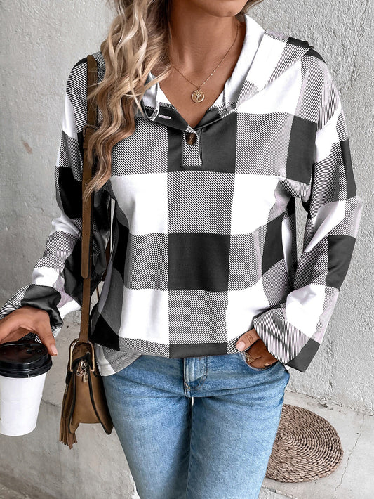 CozyCharm Buttoned Hooded Sweater