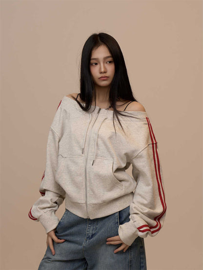 FlexGlam Off-Shoulder Sweater