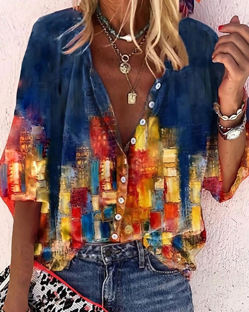 Solvéra Vintage Bloom Shirt