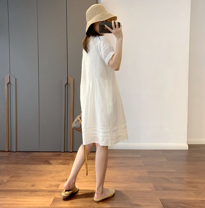 Silk Cotton Super Comfortable Silky Loose Loose Dress
