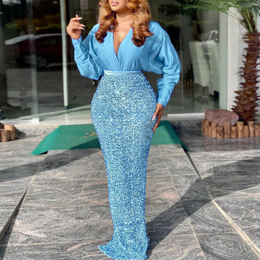 Azure Étoile Gown