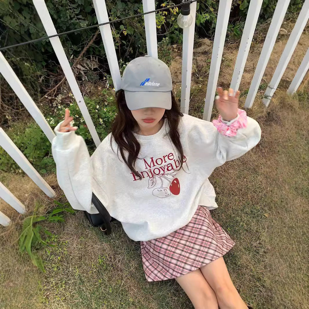 CherryBliss Fleece Top