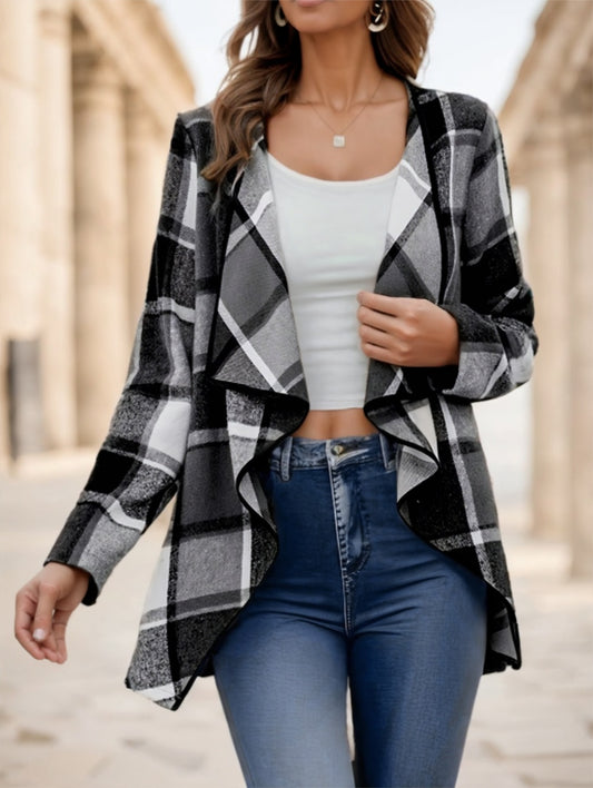 HeritagePlaid Trench Coat