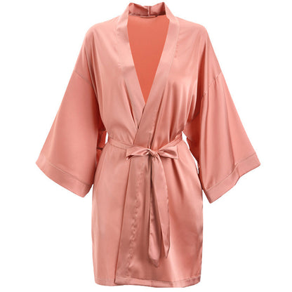 Women's Ice Silk Pajamas Summer Sexy